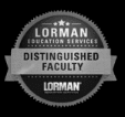 Lorman distinguished faculty