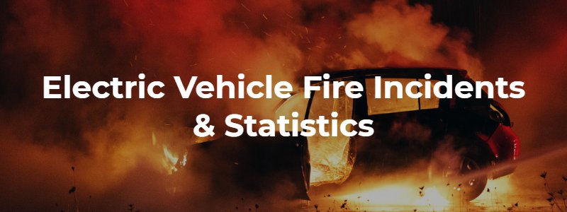 Electric Vehicle Fires