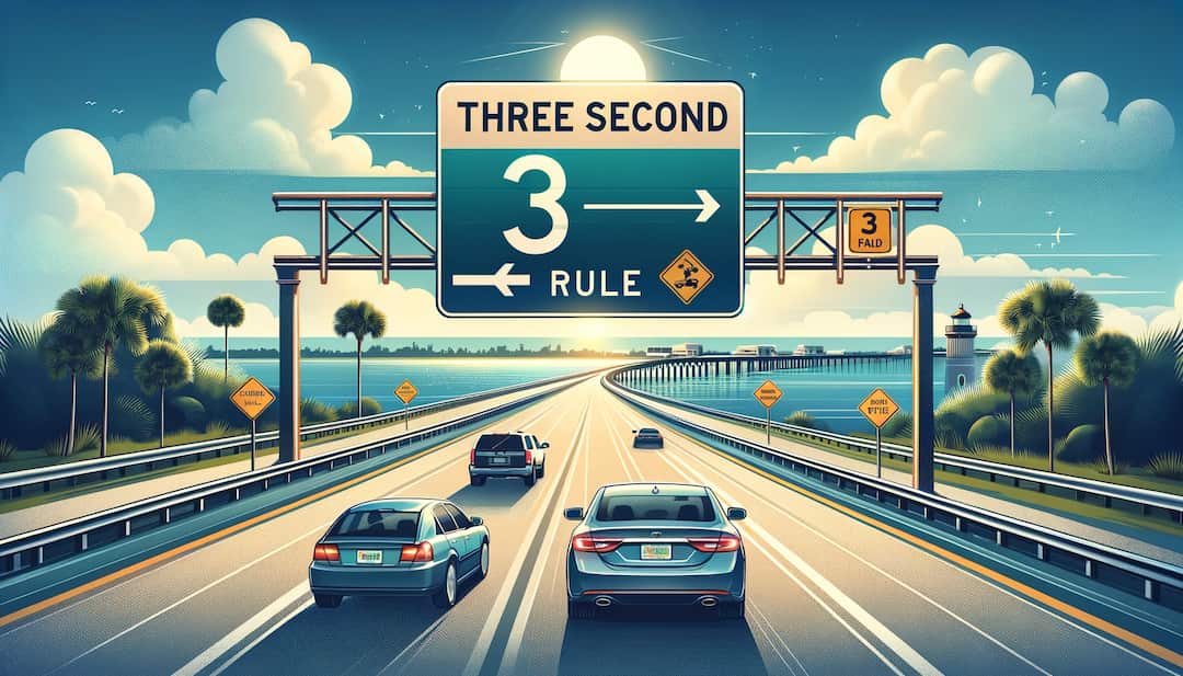 three second rule driving