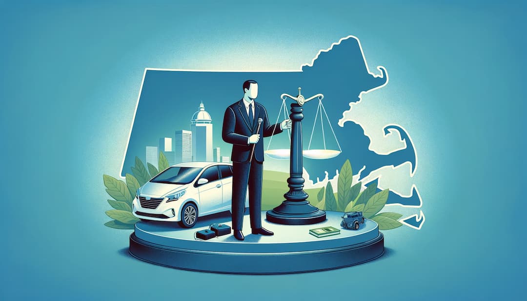 Guide to Massachusetts Accident - DALL%C2%B7E 2024 03 07 12.35.30 Create A Horizontal Image For A Blog Post For A Law Firm Depicting A Professional And Reassuring Scene That Represents The Process Of Dealing With Ca