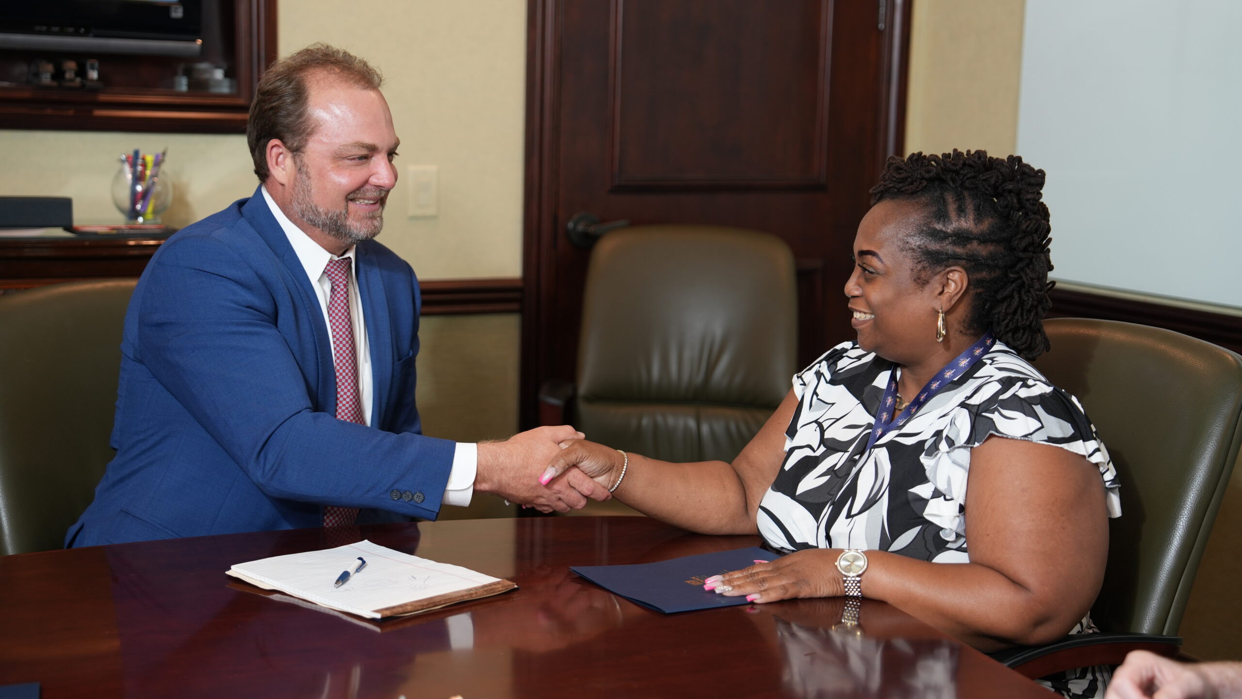 Kristian Bie Esq. with accident client