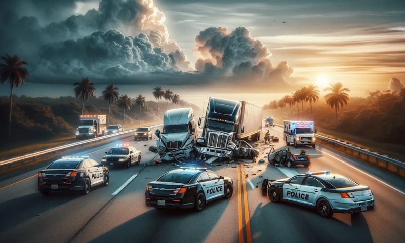 car accident with 18 wheeler