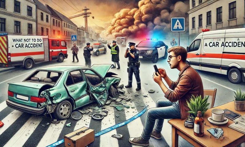 what not to do after a car accident