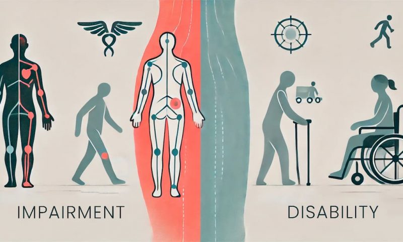 impairment vs disability