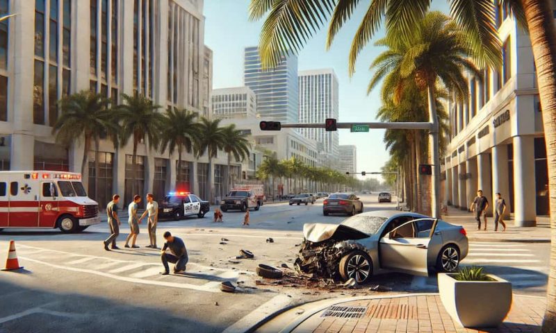 can an uber driver be held liable for an accident in west palm beach